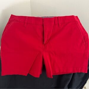 Tommy Hilfiger Bright Red Women's Shorts 4” inseam